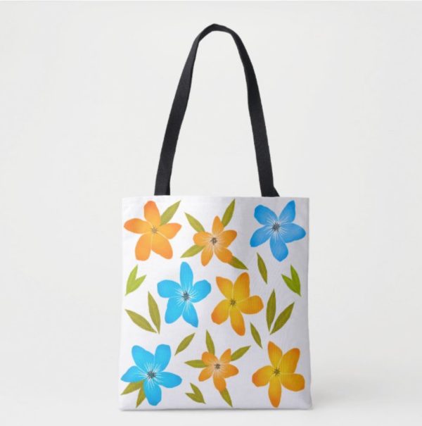 Tote Bag full of flowers