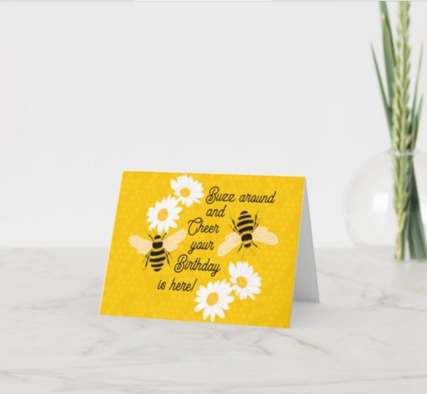 Buzzing Birthday Cheer Card