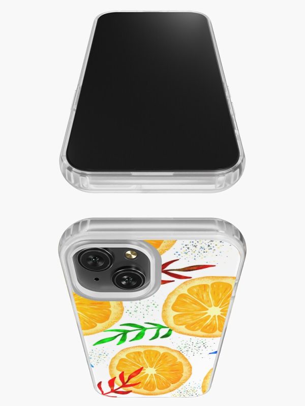 iPhone 15 /+/pro/max Soft case with oranges - Image 3