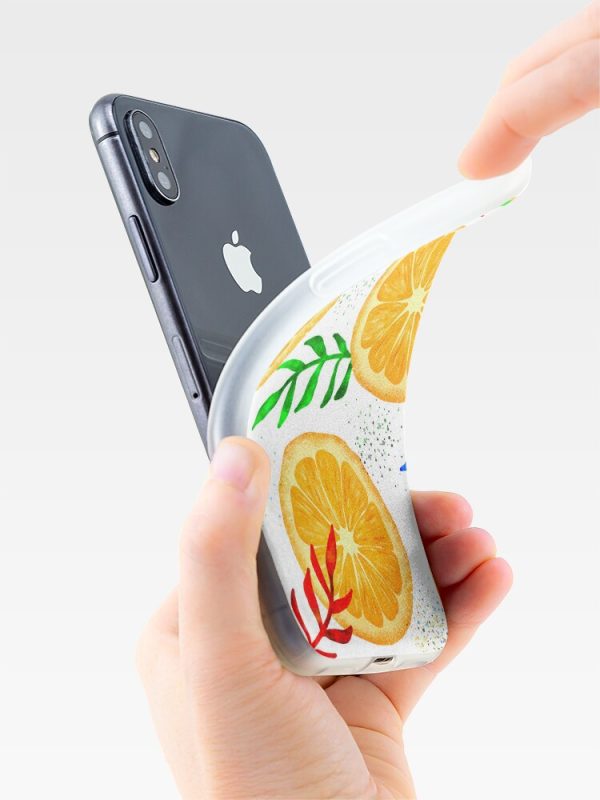 iPhone 15 /+/pro/max Soft case with oranges - Image 4