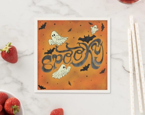 Spooky Halloween Paper Napkins