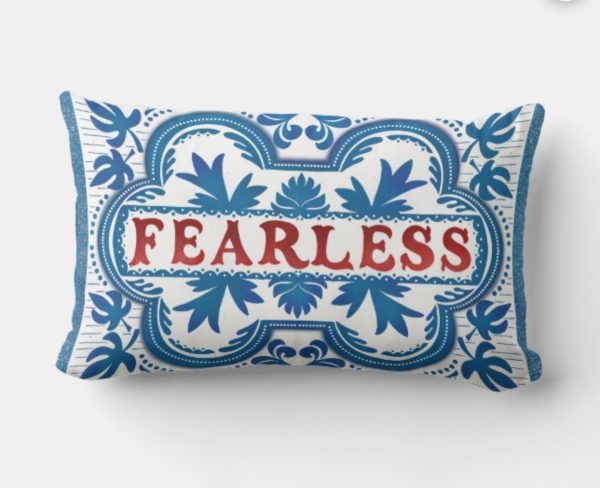 Fearless Vintage Affirmation Pillow - Image 3