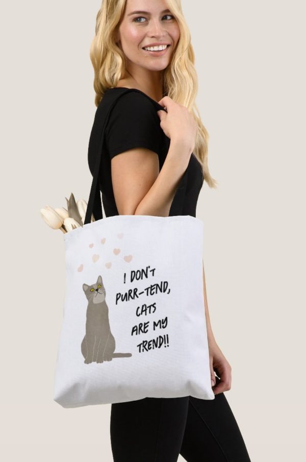 Cat Trend Tote Bag