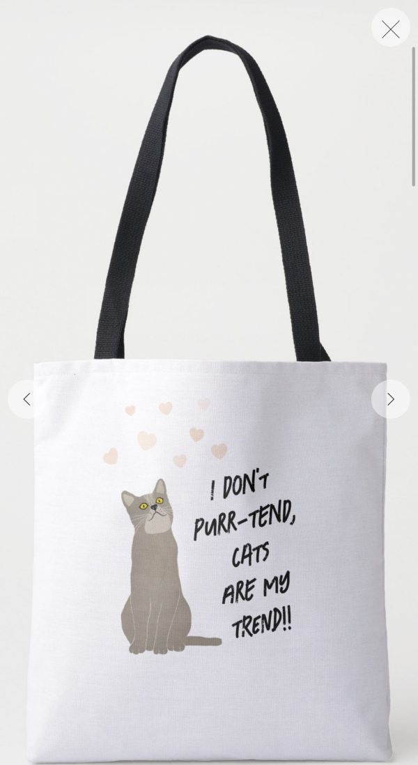 Cat Trend Tote Bag - Image 2