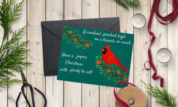 Cardinal Christmas Magic Greeting Card - Image 3