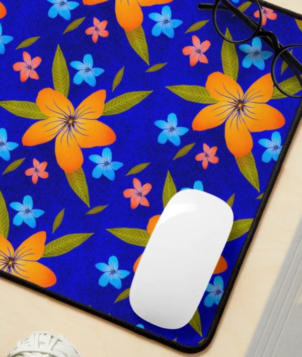 Mouse Pad with Flowers and leaves - Image 4