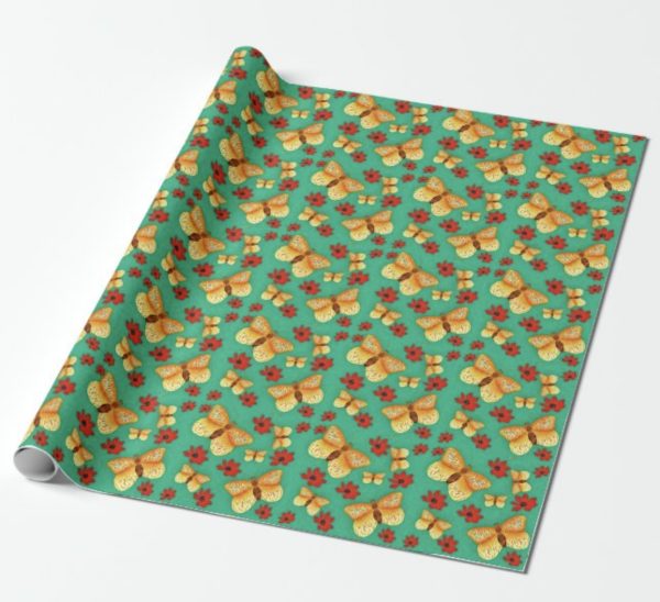 Butterfly Garden wrapping paper - Image 6