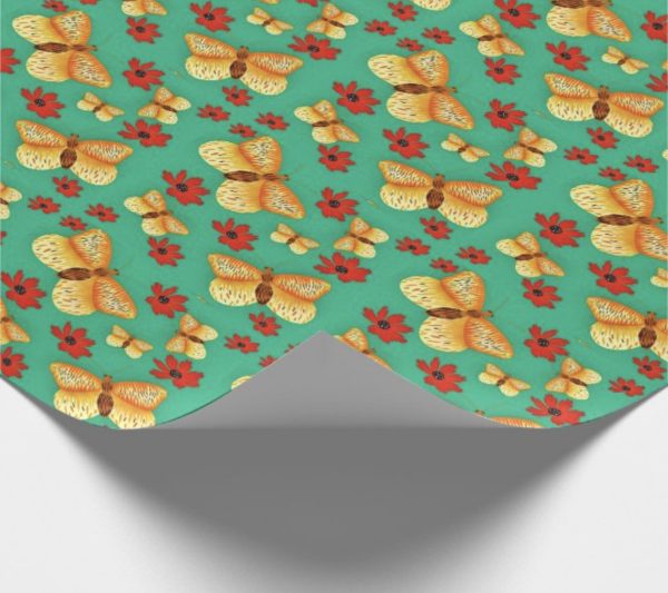 Butterfly Garden wrapping paper - Image 5