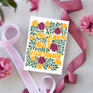 Celebrate Your Special Someone with a Wildflower Card - Perfect Gift for Him or Her"