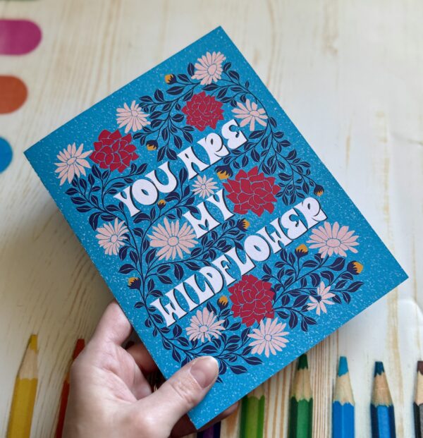Celebrate Your Special Someone with a Wildflower Card - Perfect Gift for Him or Her" - Image 5