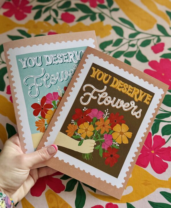 Show Your Gratitude with Handcrafted Flowers Greeting Card - Perfect for Mother’s Day,Healthcare Workers & Friends - Image 6