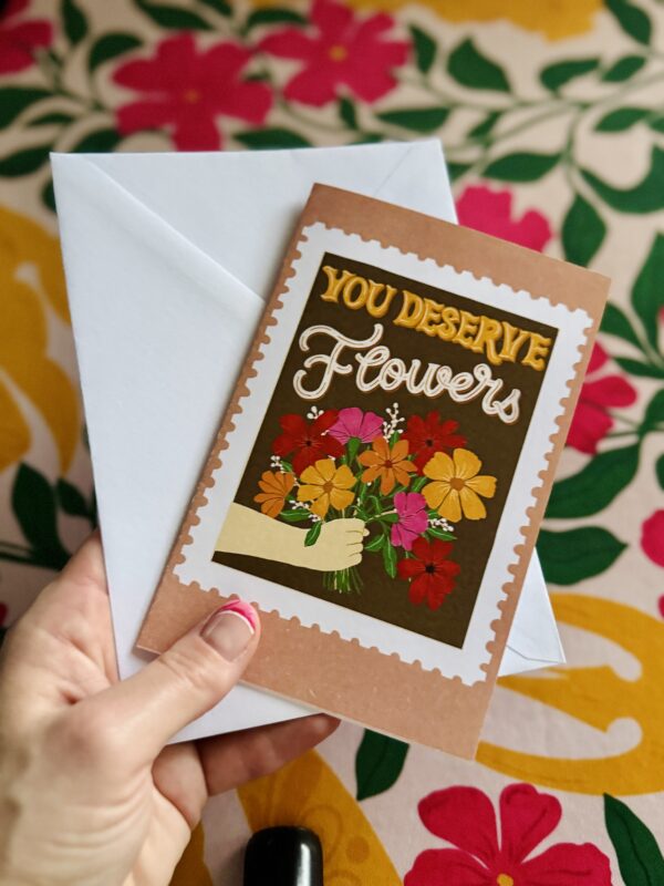 Show Your Gratitude with Handcrafted Flowers Greeting Card - Perfect for Mother’s Day,Healthcare Workers & Friends - Image 9