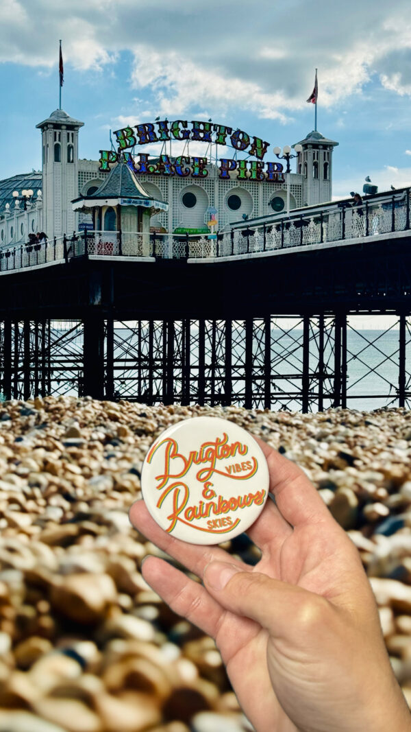 Brighton Vibes and Rainbow Skies – Magnet Bottle Opener