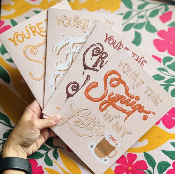 You Are the Spice in My Chai – Chai Tea Greeting Card – Spicy Cute Love Card – Coffee & Tea Lover Pun - Image 10