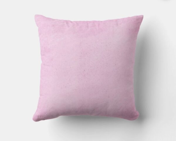 Pillow with orange juice slices on pink background - Image 4