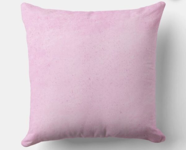 Pillow with orange juice slices on pink background - Image 10