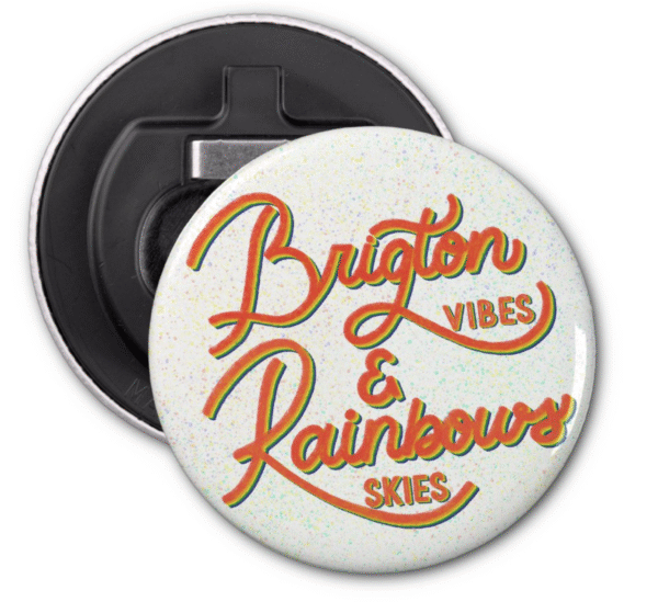 Brighton Vibes and Rainbow Skies – Magnet Bottle Opener - Image 3