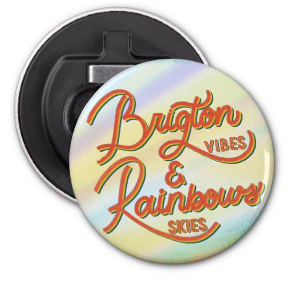 Brighton Vibes and Rainbow Skies – Magnet Bottle Opener - Image 10